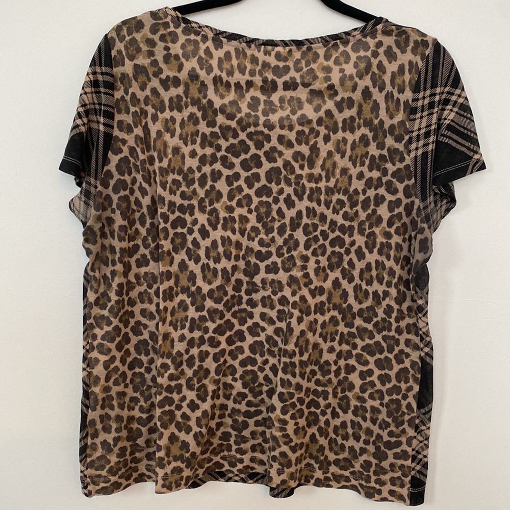 Dries Van Noten size Large sheer print T-shirt - Picture 3 of 5